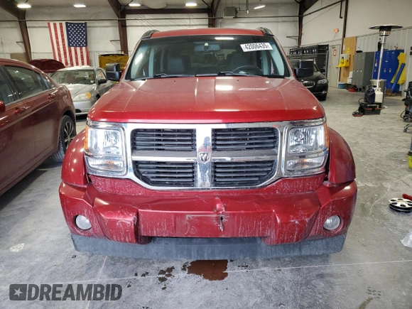 2007 Dodge Nitro SLT with VIN 1D8GU58K27W678697, listed as a Copart auction lot 42006435 with 114,702 mi miles and Salvage Title. Bid and sale history available at DreamBid. Image 5.
