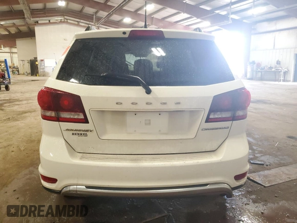 2017 Dodge Journey Crossroad Plus with VIN 3C4PDCGB5HT683968, listed as a Copart auction lot 49980585 with 0 mi miles and Clean Title. Bid and sale history available at carsss.com. Image 6.