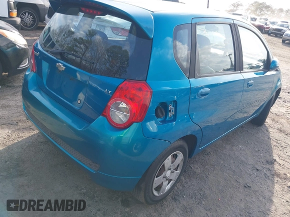 2009 Chevrolet Aveo 1LT with VIN KL1TD66E39B667466, listed as a IAAI auction lot 41719971 with 149,236 mi miles and . Bid and sale history available at DreamBid. Image 4.