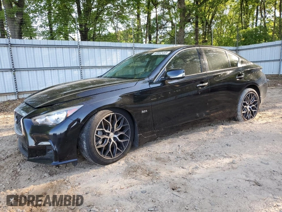 2020 Infiniti Q50 Sport z VIN JN1EV7AP6LM201882, wystawiony jako Copart lot #53562455 z przebiegiem 76 882 mil mil oraz Szkoda całkowita • Salvage title. Historia ofert i sprzedaży dostępna na DreamBid. Obrazek 1.