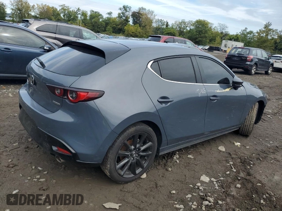 2023 Mazda 3 S Carbon Edition with VIN JM1BPBLM3P1618402, listed as a Copart auction lot 73179284 with 7,318 mi miles and Salvage title. Bid and sale history available at DreamBid. Image 3.
