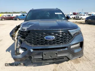 2022 Ford Explorer ST-Line with VIN 1FMSK8KH9NGB05344, listed as a Copart auction lot 45319245 with 25,775 mi miles and Salvage Title. Bid and sale history available at carsss.com. Image 5.