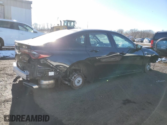 2023 Acura TLX w/A-Spec Package with VIN 19UUB6F52PA003747, listed as a Copart auction lot 42118235 with 0 mi miles and Salvage Title. Bid and sale history available at carsss.com. Image 3.
