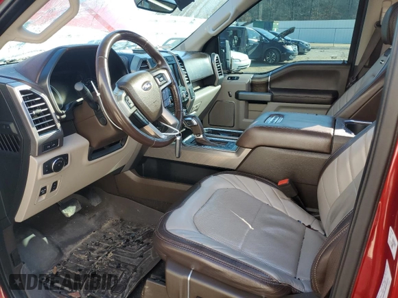 2019 Ford F-150 Limited with VIN 1FTEW1EG7KFC78751, listed as a Copart auction lot 46852655 with 92,199 mi miles and Salvage Title. Bid and sale history available at carsss.com. Image 7.