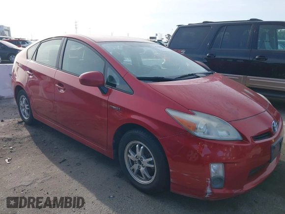 2011 Toyota Prius I with VIN JTDKN3DU6B1467073, listed as a IAAI auction lot 41936439 with 283,623 mi miles. Bid and sale history available at carsss.com. Image 13.
