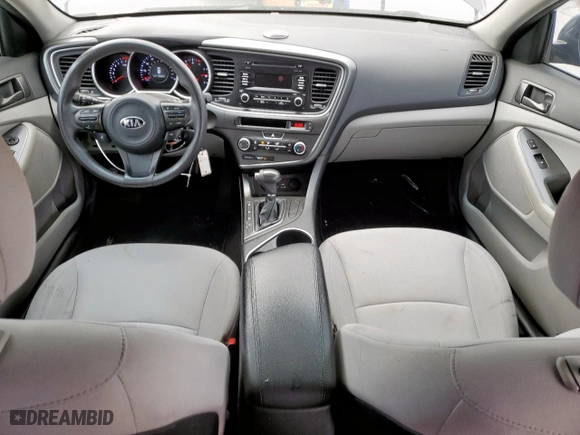 2015 Kia Optima LX with VIN KNAGM4A74F5584207, listed as a Copart auction lot 52955515 with 120,060 mi miles and Clean Title. Bid and sale history available at carsss.com. Image 8.