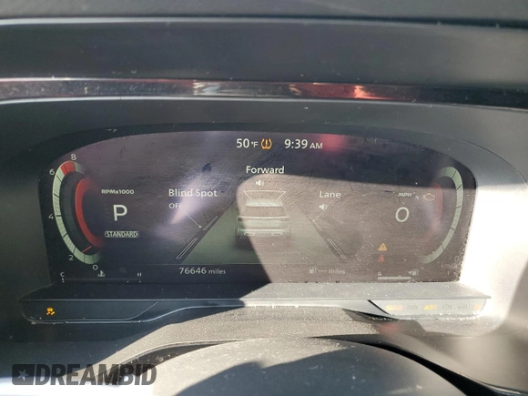 2022 Nissan Pathfinder Platinum z VIN 5N1DR3DH7NC202215, wystawiony jako Copart lot #86313314 z przebiegiem 76 646 mil mil oraz Szkoda całkowita • Salvage title. Historia ofert i sprzedaży dostępna na DreamBid. Obrazek 9.