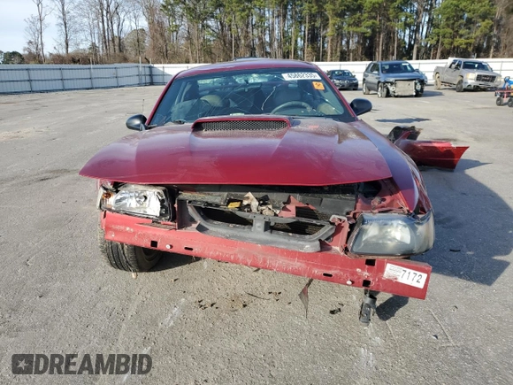 2003 Ford Mustang GT Deluxe with VIN 1FAFP42X43F447476, listed as a Copart auction lot 45862335 with 96,224 mi miles and Salvage Title. Bid and sale history available at carsss.com. Image 5.