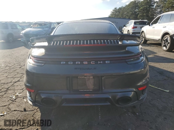 2024 Porsche 911 Turbo with VIN WP0AD2A99RS253482, listed as a Copart auction lot 80100954 with 0 mi miles and Salvage Title. Bid and sale history available at carsss.com. Image 6.