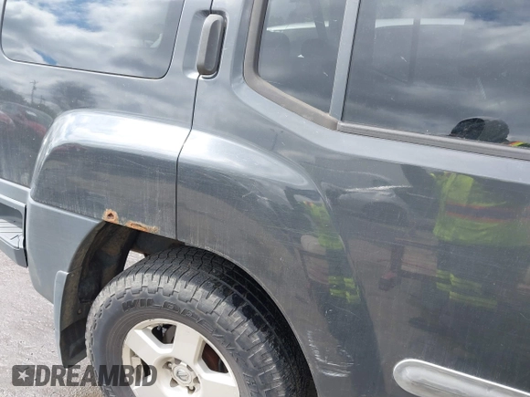 2005 Nissan Xterra S with VIN 5N1AN08W85C654356, listed as a IAAI auction lot 41879537 with 140,421 mi miles and . Bid and sale history available at DreamBid. Image 13.