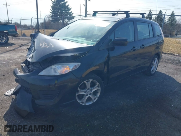 2010 Mazda 5 Sport with VIN JM1CR2WLXA0374147, listed as a IAAI auction lot 41776190 with 155,618 mi miles and . Bid and sale history available at DreamBid. Image 2.
