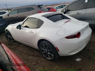 2021 Mazda MX-5 Miata Grand Touring with VIN JM1NDAM77M0455019, listed as a Copart auction lot 78058694 with 12,363 mi miles and Salvage title. Bid and sale history available at DreamBid. Image 2.