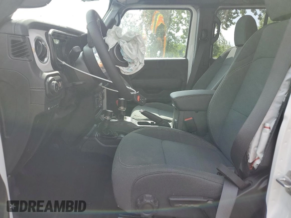 2025 Jeep Wrangler Sahara with VIN 1C4RJXP60SW585413, listed as a Copart auction lot 61955615 with 1,435 mi miles and Clean title. Bid and sale history available at DreamBid. Image 7.