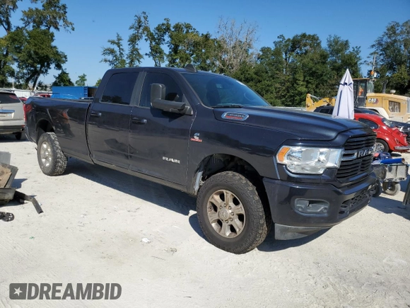 2019 Ram 3500 Big Horn with VIN 3C63R3HL1KG516442, listed as a Copart auction lot 76523964 with 114,789 mi miles and Salvage Title. Bid and sale history available at carsss.com. Image 4.