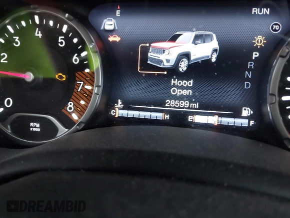 2021 Jeep Renegade Islander z VIN ZACNJDBB3MPM13536, wystawiony jako IAAI lot #41907857 z przebiegiem 28 599 mil mil oraz . Historia ofert i sprzedaży dostępna na DreamBid. Obrazek 16.