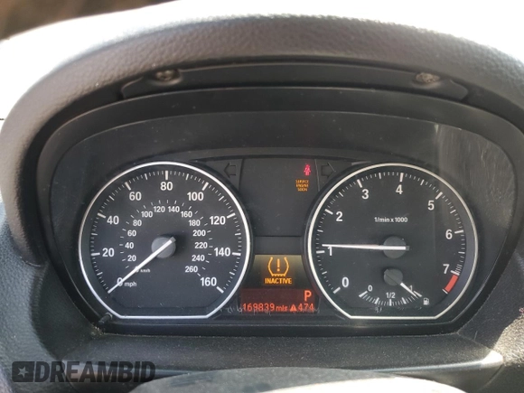 2010 BMW 1 Series 128i with VIN WBAUN1C51AVH81745, listed as a Copart auction lot 54379595 with 169,839 mi miles and Clean title. Bid and sale history available at DreamBid. Image 9.