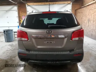 2013 Kia Sorento LX with VIN 5XYKTCA64DG327313, listed as a Copart auction lot 52108515 with 147,762 mi miles and Salvage Title. Bid and sale history available at carsss.com. Image 6.