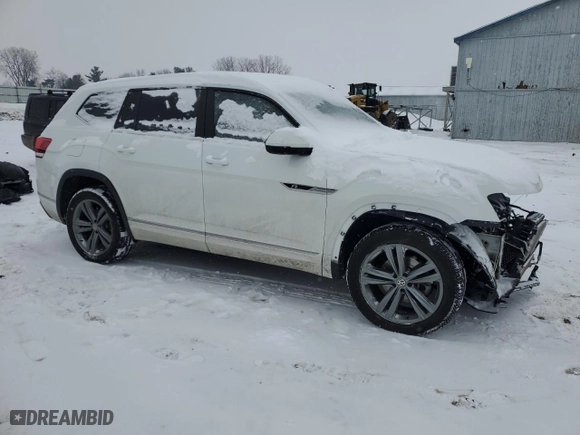 2019 Volkswagen Atlas 3.6L V6 SE w/Technology R-Line with VIN 1V2XR2CA6KC621702, listed as a Copart auction lot 88109685 with 50,871 mi miles and Clean Title. Bid and sale history available at carsss.com. Image 4.