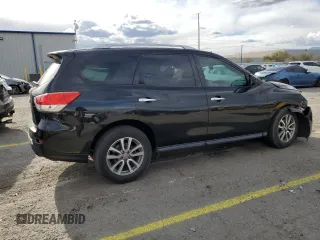 2015 Nissan Pathfinder SV with VIN 5N1AR2MN0FC702592, listed as a Copart auction lot 51717035 with 114,368 mi miles and Salvage title. Bid and sale history available at DreamBid. Image 3.