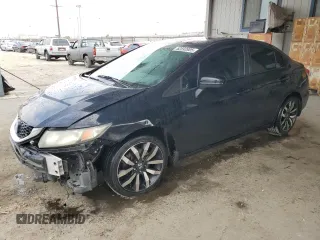 2014 Honda Civic EX-L with VIN 19XFB2F9XEE225725, listed as a Copart auction lot 52593905 with 140,534 mi miles and Salvage Title. Bid and sale history available at DreamBid. Image 1.