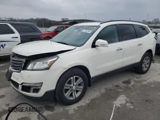 2015 Chevrolet Traverse LT with VIN 1GNKVHKDXFJ226050, listed as a Copart auction lot 87545385 with 129,120 mi miles and Salvage title. Bid and sale history available at DreamBid. Image 1.