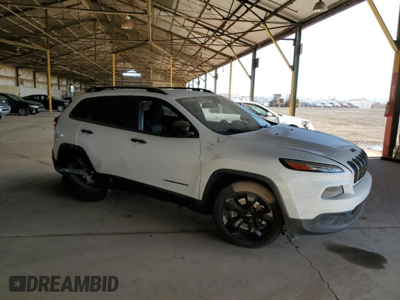 2016 Jeep Cherokee Sport z VIN 1C4PJLAS6GW376092, wystawiony jako Copart lot #57306895 z przebiegiem 90 979 mil mil oraz Szkoda całkowita • Salvage title. Historia ofert i sprzedaży dostępna na DreamBid. Obrazek 4.