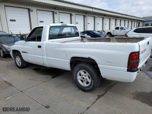 1998 Dodge Ram 1500 with VIN 1B7HC16Y7WS618362, listed as a Copart auction lot 72917534 with 262,178 mi miles and Salvage Title. Bid and sale history available at carsss.com. Image 2.