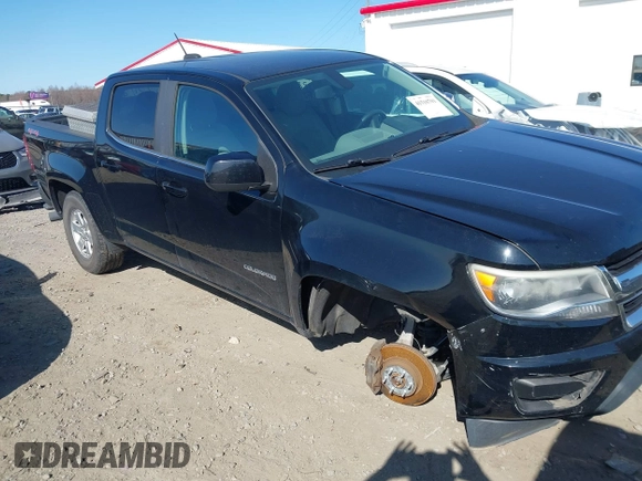 2016 Chevrolet Colorado 4WD WT with VIN 1GCGTBE37G1382312, listed as a IAAI auction lot 41510701 with 125,916 mi miles. Bid and sale history available at carsss.com. Image 1.