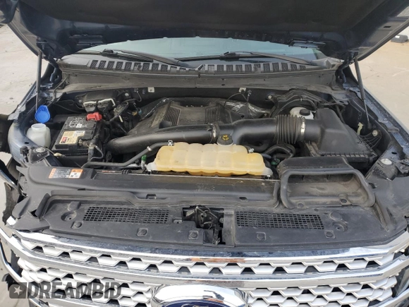 2018 Ford Expedition Platinum with VIN 1FMJU1MT8JEA03232, listed as a Copart auction lot 43085105 with 0 mi miles and Salvage Title. Bid and sale history available at carsss.com. Image 12.