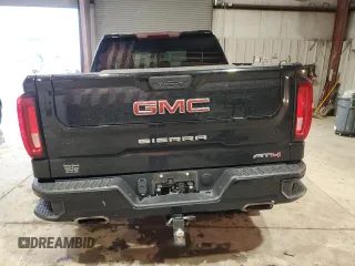 2021 GMC Sierra 1500 AT4 with VIN 1GTP9EEL8MZ447276, listed as a Copart auction lot 45757975 with 70,086 mi miles and Salvage Title. Bid and sale history available at carsss.com. Image 6.