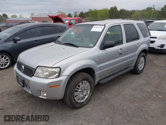 2005 Mercury Mariner Convenience z VIN 4M2YU57Z55DJ18600, wystawiony jako IAAI lot #42082068 z przebiegiem 141 530 mil mil oraz . Historia ofert i sprzedaży dostępna na DreamBid. Obrazek 2.
