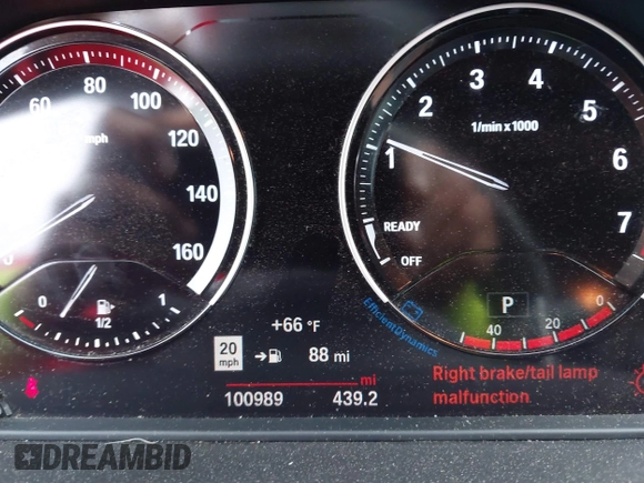 2019 BMW X1 xDrive28i with VIN WBXHT3C54K3H35641, listed as a IAAI auction lot 42241894 with 100,989 mi miles and . Bid and sale history available at DreamBid. Image 15.
