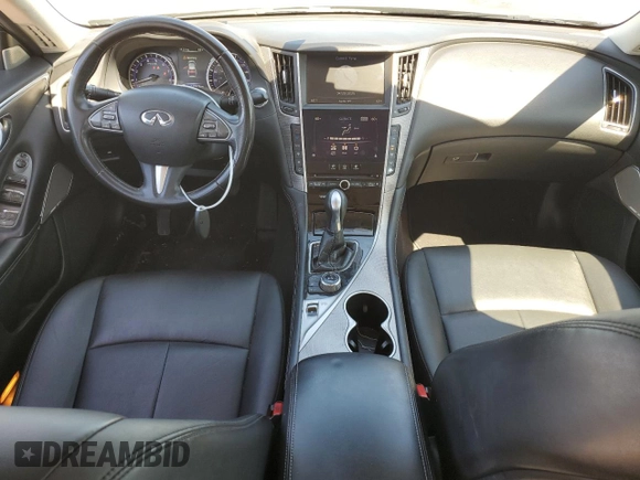 2017 Infiniti Q50 Premium z VIN JN1EV7AP6HM739506, wystawiony jako Copart lot #53484535 z przebiegiem 132 875 mil mil oraz Szkody całkowita. Historia ofert i sprzedaży dostępna na DreamBid. Obrazek 8.