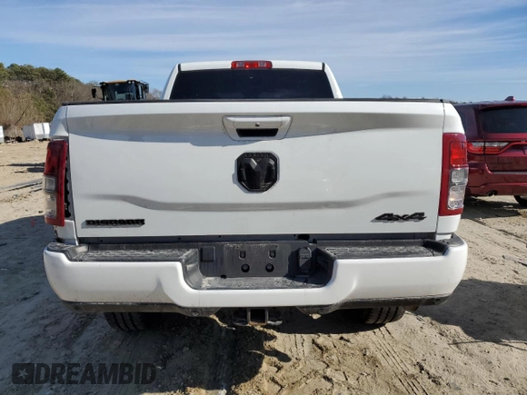 2022 Ram 2500 Big Horn with VIN 3C6UR5DJ8NG294488, listed as a Copart auction lot 47257305 with 26,942 mi miles and Salvage Title. Bid and sale history available at carsss.com. Image 6.