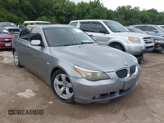 2007 BMW 5 Series 525i with VIN WBANE53557CY07793, listed as a IAAI auction lot 42667710 with 164,891 mi miles and . Bid and sale history available at DreamBid. Image 1.