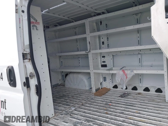 2018 Ram ProMaster Cargo with VIN 3C6TRVAG6JE153381, listed as a IAAI auction lot 41869997 with 75,110 mi miles and . Bid and sale history available at DreamBid. Image 8.