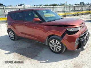 2020 Kia Soul LX with VIN KNDJ23AU3L7096431, listed as a Copart auction lot 43965265 with 54,768 mi miles and Salvage Title. Bid and sale history available at carsss.com. Image 4.