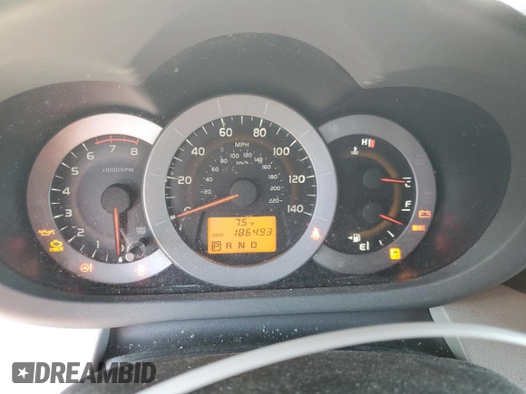 2010 Toyota RAV4 with VIN 2T3ZF4DV5AW048416, listed as a Copart auction lot 62499245 with 186,493 mi miles and Clean title. Bid and sale history available at DreamBid. Image 9.
