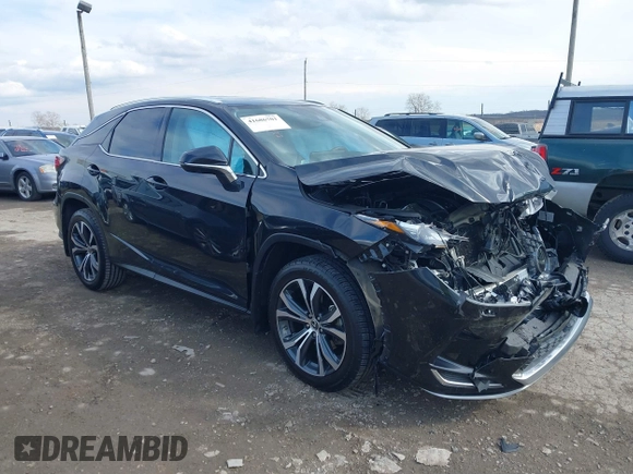 2022 Lexus RX with VIN 2T2HZMDA8NC328150, listed as a IAAI auction lot 41686701 with 42,987 mi miles. Bid and sale history available at carsss.com. Image 1.
