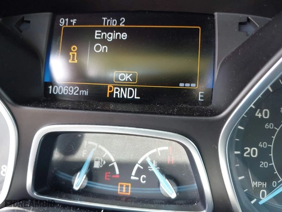 2016 Ford Focus SE with VIN 1FADP3K29GL269691, listed as a IAAI auction lot 42061051 with 100,692 mi miles. Bid and sale history available at carsss.com. Image 7.
