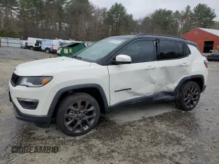 2020 Jeep Compass High Altitude z VIN 3C4NJDCB2LT173758, wystawiony jako Copart lot #50141975 z przebiegiem 52 408 mil mil oraz Szkoda całkowita • Salvage title. Historia ofert i sprzedaży dostępna na DreamBid. Obrazek 1.