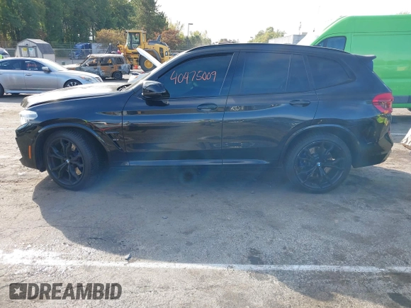 2020 BMW X3 M z VIN 5YMTS0C00L9B87771, wystawiony jako IAAI lot #40475009 z przebiegiem Nie podano mil oraz . Historia ofert i sprzedaży dostępna na DreamBid. Obrazek 14.