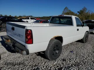 2006 Chevrolet Silverado 1500 Work Truck with VIN 1GCEC14V06E196302, listed as a Copart auction lot 76398124 with 173,966 mi miles and Salvage Title. Bid and sale history available at carsss.com. Image 3.