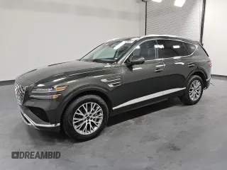 2025 Genesis GV80 Standard with VIN KMUHFESB8SU236496, listed as a Copart auction lot 64112645 with 14,668 mi miles and Clean title. Bid and sale history available at DreamBid. Image 1.
