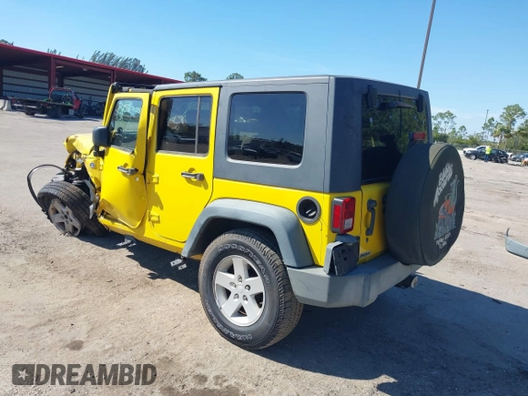 2008 Jeep Wrangler Unlimited X with VIN 1J4GA39178L647587, listed as a IAAI auction lot 41468034 with 94,786 mi miles and . Bid and sale history available at DreamBid. Image 3.