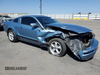 2007 Ford Mustang Deluxe with VIN 1ZVFT80N875349736, listed as a Copart auction lot 58098075 with 195,370 mi miles and Salvage title. Bid and sale history available at DreamBid. Image 4.