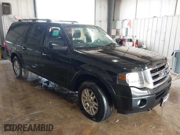 2014 Ford Expedition Max Limited z VIN 1FMJK2A53EEF01717, wystawiony jako IAAI lot #41962681 z przebiegiem 174 331 mil mil oraz . Historia ofert i sprzedaży dostępna na DreamBid. Obrazek 1.