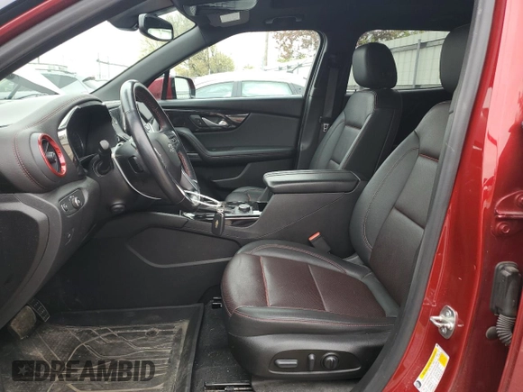 2022 Chevrolet Blazer RS with VIN 3GNKBERS4NS119021, listed as a Copart auction lot 52615455 with 60,684 mi miles and Salvage title. Bid and sale history available at DreamBid. Image 7.