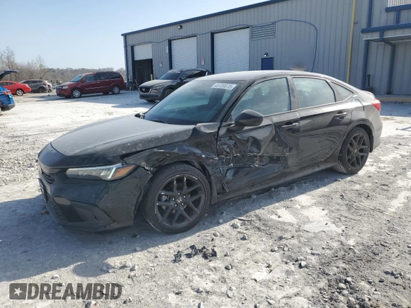 2024 Honda Civic Sport z VIN 2HGFE2F56RH505576, wystawiony jako Copart lot #48709075 z przebiegiem 31 854 mil mil oraz Szkoda całkowita • Salvage title. Historia ofert i sprzedaży dostępna na DreamBid. Obrazek 1.