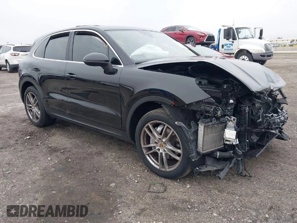 2019 Porsche Cayenne with VIN WP1AA2AY9KDA02096, listed as a IAAI auction lot 41413609 with 45,955 mi miles and . Bid and sale history available at DreamBid. Image 1.
